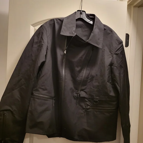 Yohji Yamamoto Y3 Dense Biker Jacket size L tts brand new rare sold out - Picture 1 of 16